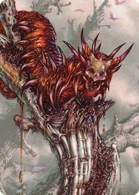 Grist, Voracious Larva Art Card (53) [Art Series: Modern Horizons 3]