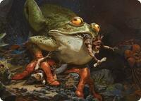 Rampant Frogantua Art Card (32) [Art Series: Modern Horizons 3]