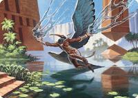Nadu, Winged Wisdom Art Card (14) [Art Series: Modern Horizons 3]