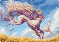 Nyxborn Unicorn Art Card (1) [Art Series: Modern Horizons 3]