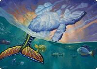 Dreamtide Whale Art Card (2) [Art Series: Modern Horizons 3]