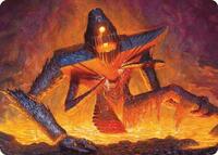 Molten Gatekeeper Art Card (5) [Art Series: Modern Horizons 3]