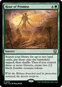Hour of Promise (Ripple Foil) (232) [Commander: Modern Horizons 3]