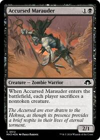 Accursed Marauder (Ripple Foil) (512) [Modern Horizons 3]