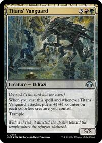 Titans' Vanguard (Ripple Foil) (518) [Modern Horizons 3]
