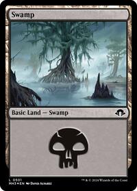 Swamp (0501) (Ripple Foil) (501) [Modern Horizons 3]