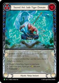 Sacred Art: Jade Tiger Domain - FAB233 (FAB233) [Flesh and Blood: Promo Cards]