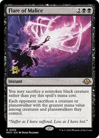 Flare of Malice (95) [Prerelease Cards]