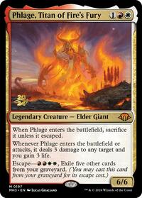 Phlage, Titan of Fire's Fury (197) [Prerelease Cards]