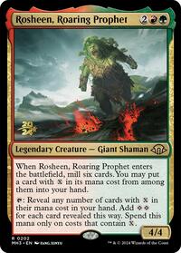 Rosheen, Roaring Prophet (202) [Prerelease Cards]