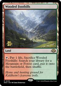 Wooded Foothills (236) [Prerelease Cards]