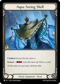 Aqua Seeing Shell - LGS274 (LGS274) [Flesh and Blood: Promo Cards]