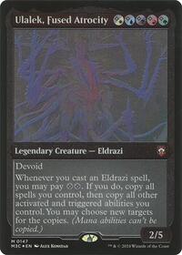 Ulalek, Fused Atrocity (Display Commander) - Thick Stock (147) [Commander: Modern Horizons 3]