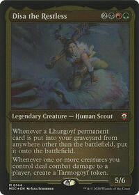 Disa the Restless (Display Commander) - Thick Stock (144) [Commander: Modern Horizons 3]