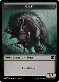 Beast (0010) // Shapeshifter (0008) Double-Sided Token (10 // 8) [Commander: Modern Horizons 3]