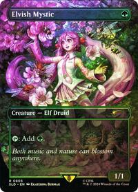 Elvish Mystic (0805) (Rainbow Foil) (805) [Secret Lair Drop Series]