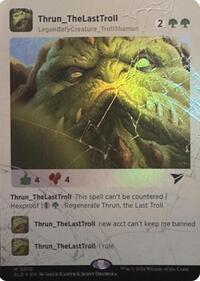 Thrun, the Last Troll (Rainbow Foil) (810) [Secret Lair Drop Series]