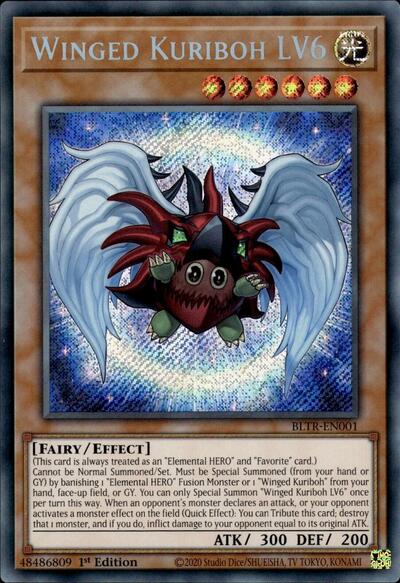 Winged Kuriboh LV6 (BLTR-EN001) [Battles of Legend: Terminal Revenge]
