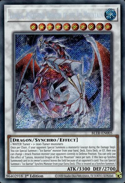 Lancea, Ancestral Dragon of the Ice Mountain (BLTR-EN005) [Battles of Legend: Terminal Revenge]