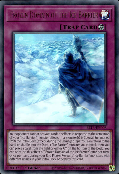 Frozen Domain of the Ice Barrier (BLTR-EN008) [Battles of Legend: Terminal Revenge]