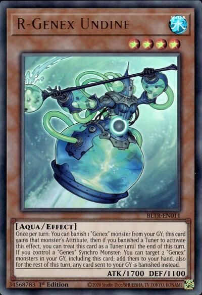 R-Genex Undine (BLTR-EN011) [Battles of Legend: Terminal Revenge]