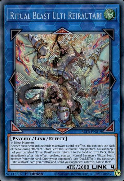 Ritual Beast Ulti-Reirautari (BLTR-EN019) [Battles of Legend: Terminal Revenge]