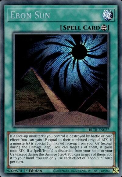 Ebon Sun (BLTR-EN027) [Battles of Legend: Terminal Revenge]