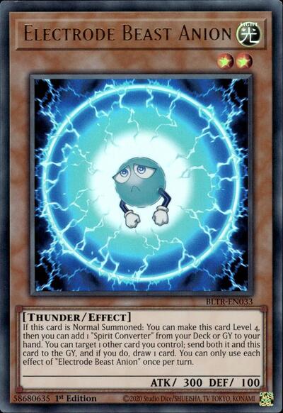 Electrode Beast Anion (BLTR-EN033) [Battles of Legend: Terminal Revenge]