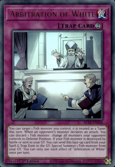 Arbitration of White (BLTR-EN036) [Battles of Legend: Terminal Revenge]