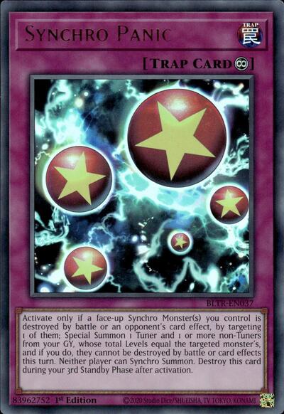 Synchro Panic (BLTR-EN037) [Battles of Legend: Terminal Revenge]