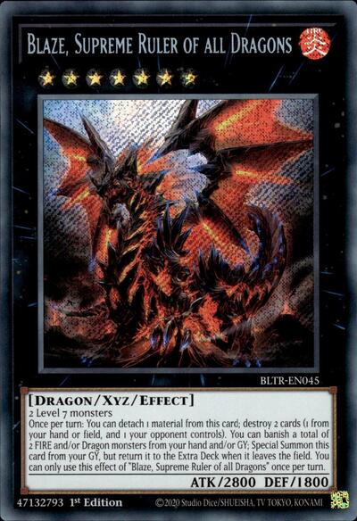 Blaze, Supreme Ruler of all Dragons (BLTR-EN045) [Battles of Legend: Terminal Revenge]