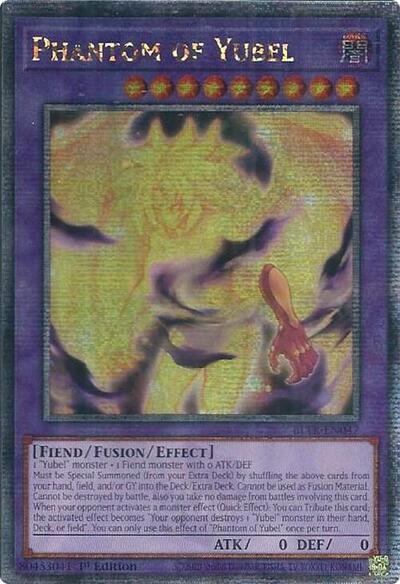 Phantom of Yubel (Quarter Century Secret Rare) (BLTR-EN047) [Battles of Legend: Terminal Revenge]