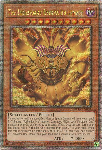 The Legendary Exodia Incarnate (Quarter Century Secret Rare) (BLTR-EN051) [Battles of Legend: Terminal Revenge]
