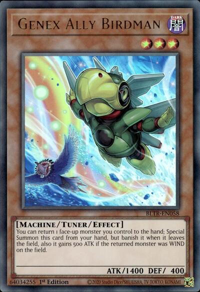 Genex Ally Birdman (Alternate Art) (BLTR-EN058) [Battles of Legend: Terminal Revenge]
