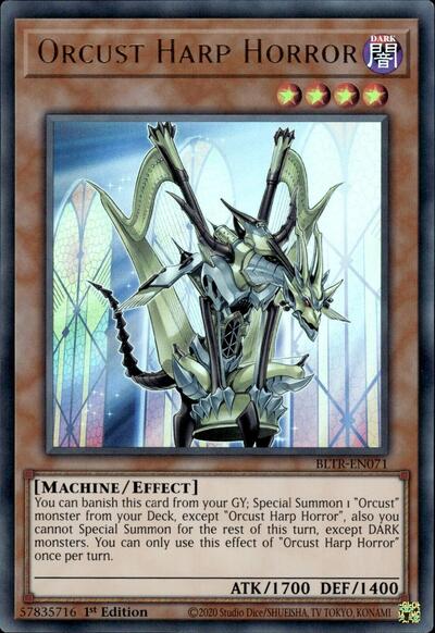 Orcust Harp Horror (BLTR-EN071) [Battles of Legend: Terminal Revenge]