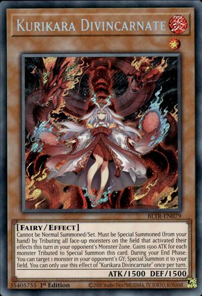 Kurikara Divincarnate (BLTR-EN079) [Battles of Legend: Terminal Revenge]