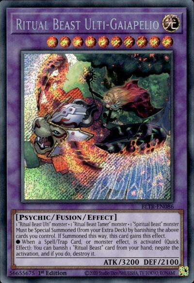 Ritual Beast Ulti-Gaiapelio (BLTR-EN086) [Battles of Legend: Terminal Revenge]
