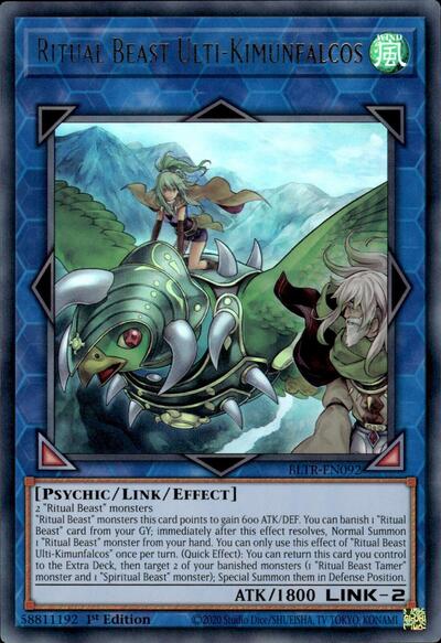 Ritual Beast Ulti-Kimunfalcos (BLTR-EN092) [Battles of Legend: Terminal Revenge]