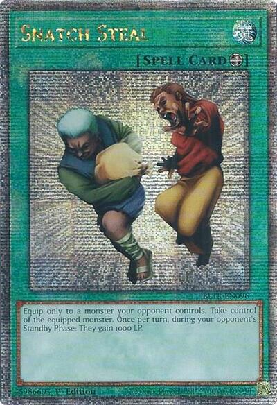 Snatch Steal (Quarter Century Secret Rare) (BLTR-EN096) [Battles of Legend: Terminal Revenge]