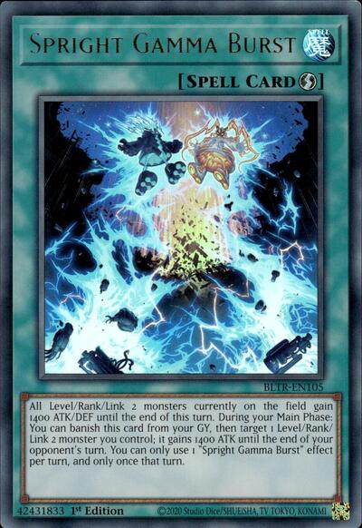 Spright Gamma Burst (BLTR-EN105) [Battles of Legend: Terminal Revenge]