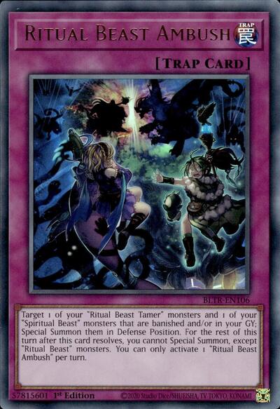 Ritual Beast Ambush (BLTR-EN106) [Battles of Legend: Terminal Revenge]