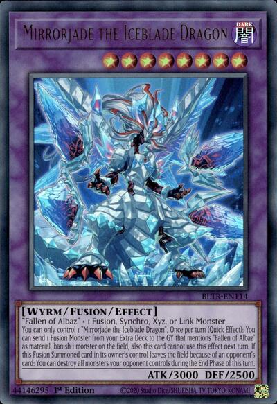 Mirrorjade the Iceblade Dragon (BLTR-EN114) [Battles of Legend: Terminal Revenge]