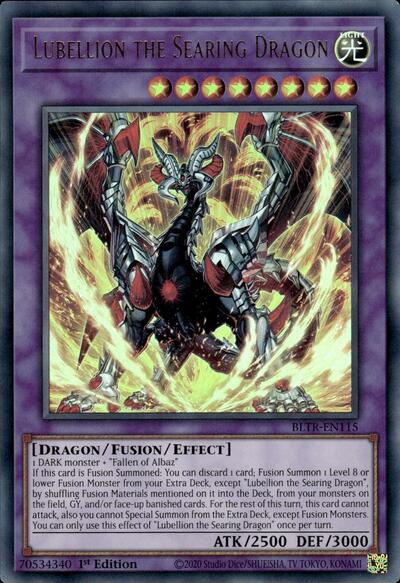 Lubellion the Searing Dragon (BLTR-EN115) [Battles of Legend: Terminal Revenge]