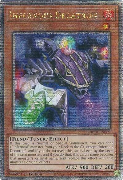 Infernoid Decatron (Quarter Century Secret Rare) (BLTR-EN069) [Battles of Legend: Terminal Revenge]
