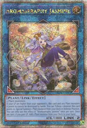 Aromaseraphy Jasmine (Quarter Century Secret Rare) (BLTR-EN093) - Battles of Legend: Terminal Revenge 1st Edition