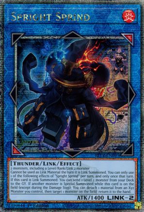 Spright Sprind (Quarter Century Secret Rare) (BLTR-EN095) - Battles of Legend: Terminal Revenge 1st Edition