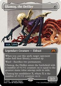 Ulamog, the Defiler (Borderless) (Serial Numbered) (383) [Modern Horizons 3]