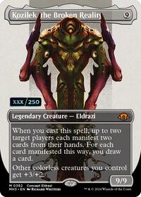 Kozilek, the Broken Reality (Borderless) (Serial Numbered) (382) [Modern Horizons 3]