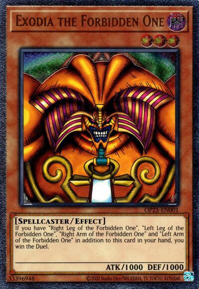 Exodia the Forbidden One (UTR) (OP25-EN001) [OTS Tournament Pack 25]