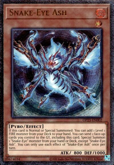 Snake-Eye Ash (UTR) (OP25-EN002) [OTS Tournament Pack 25]